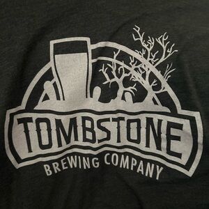 Tombstone Brewery unisex size M tee gray from Tombstone brewery in Tombstone AZ
